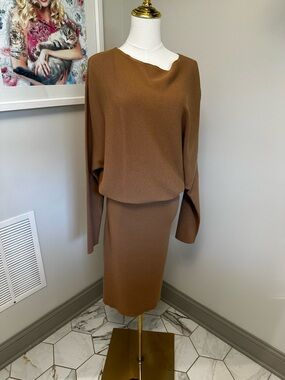 Banana Republic Camel Ribbed Knit Set